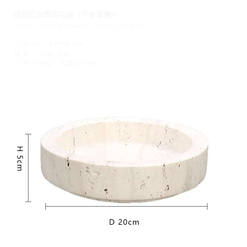 Afralia™ Marble Green Flower Pot - Luxury Stone Moss Simulation Planter Vase