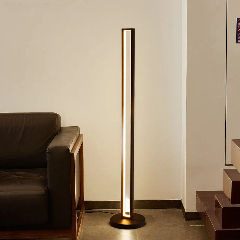 Afralia™ Art Deco Spiral Shade Floor Lamp - Modern Minimalist Stand Light