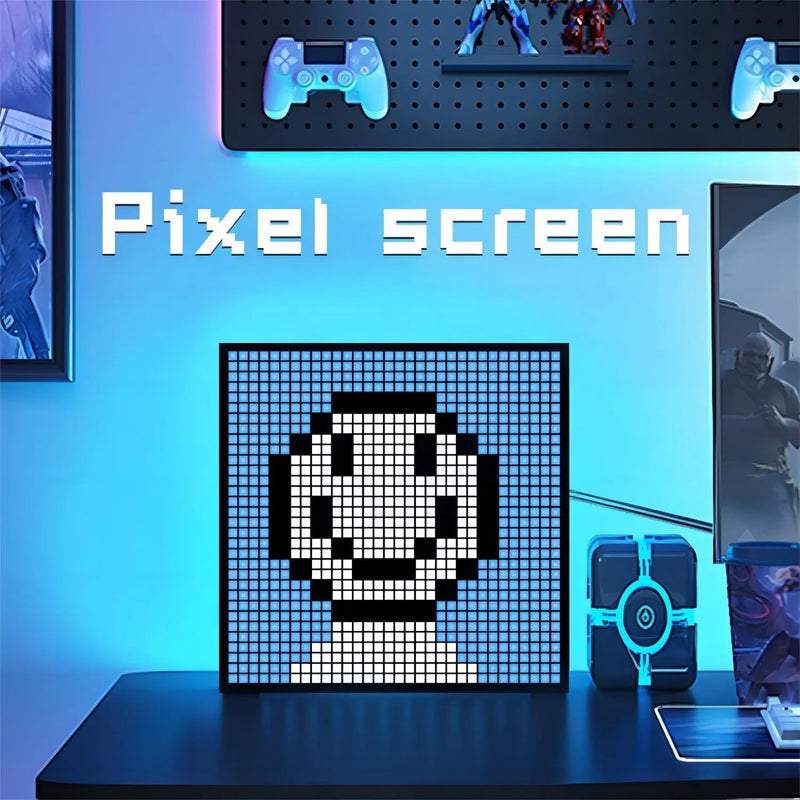 Afralia™ Smart LED Matrix Pixel Display: Bluetooth Controlled RGB Art for Gaming Room