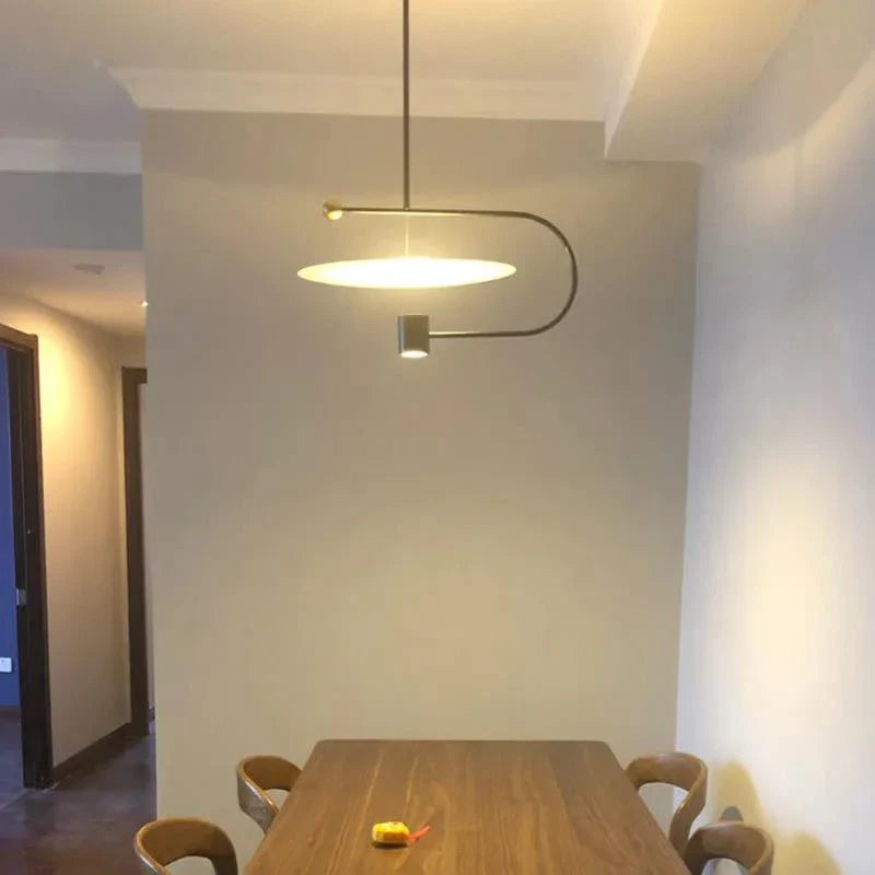 Afralia™ Nordic Iron Chandelier: Modern Living Room Pendant Light for Home Decor