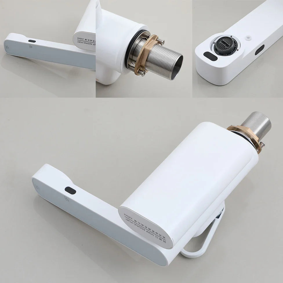 Afralia™ Touch-Free Basin Sensor Faucet & Foam Soap Dispenser Mixer Taps - Deck Mounted