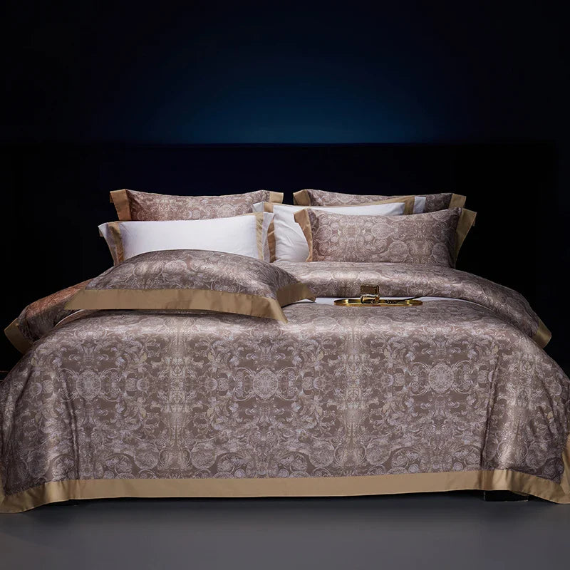 Afralia™ Bohemian Style 1000TC Egyptian Cotton Bedding Set with Digital Printing