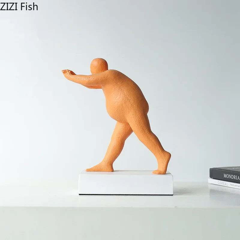 Abstract Resin Sculpture Modern Home Decor by Afralia™