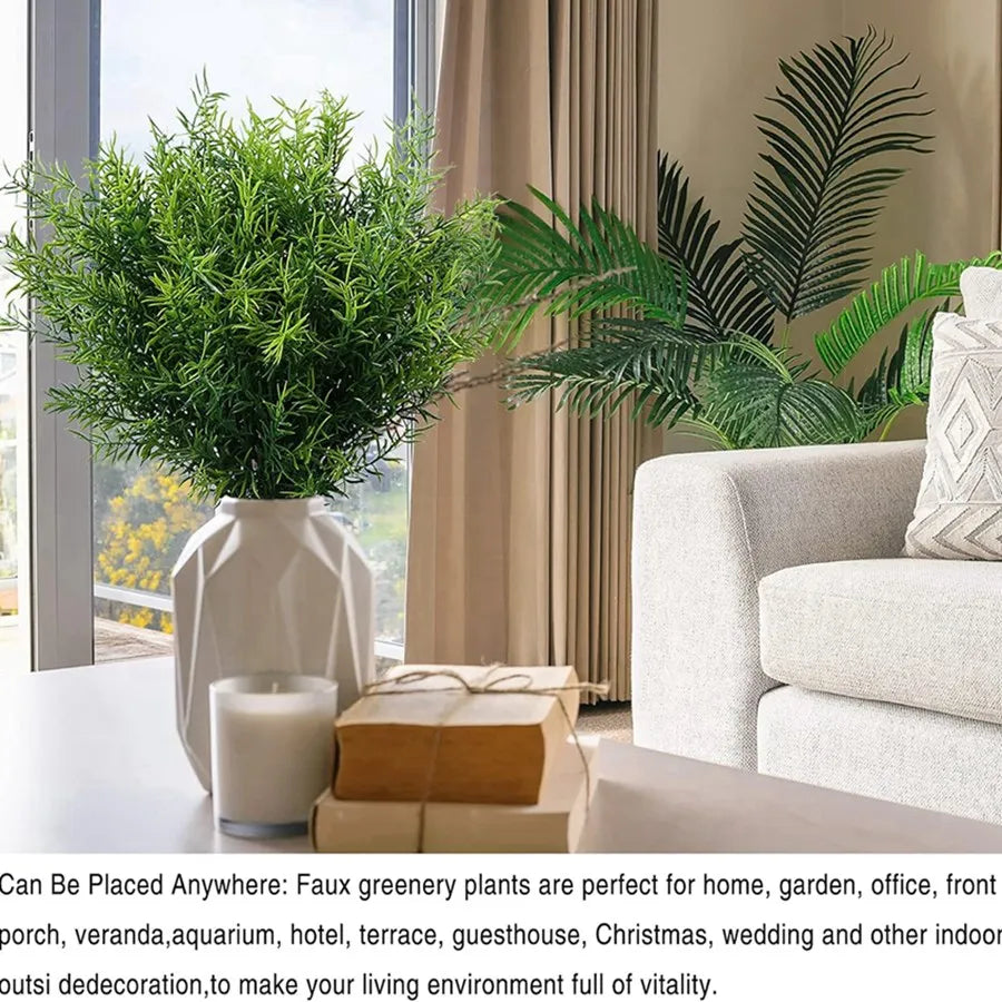 Afralia™ Plastic Grass Artificial Flowers for Home Wedding Decor Bouquet