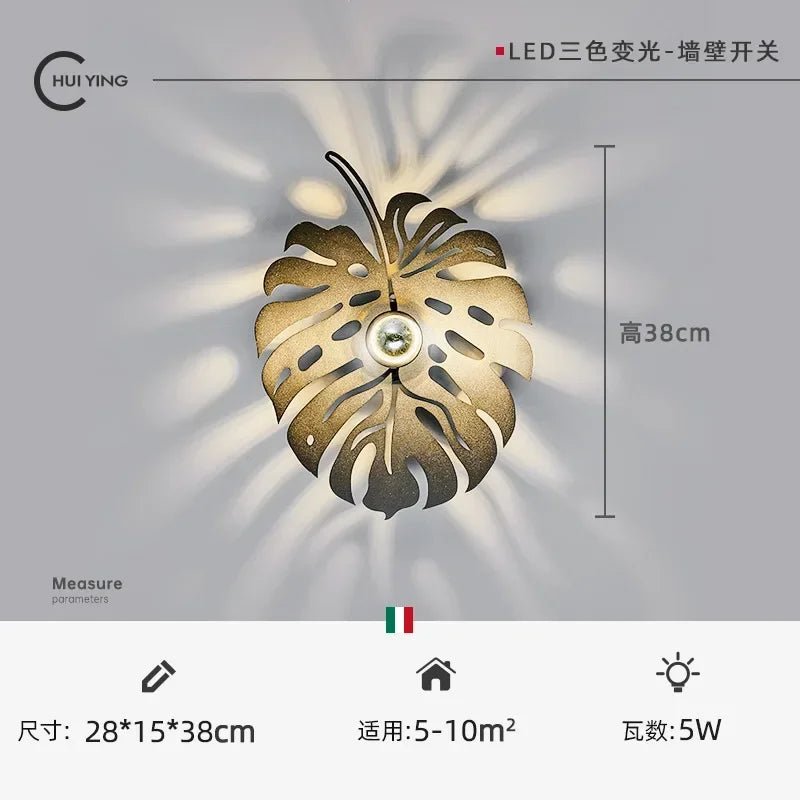Afralia™ Nordic Iron Black Flower LED Wall Sconce for Bedroom and Home Decor