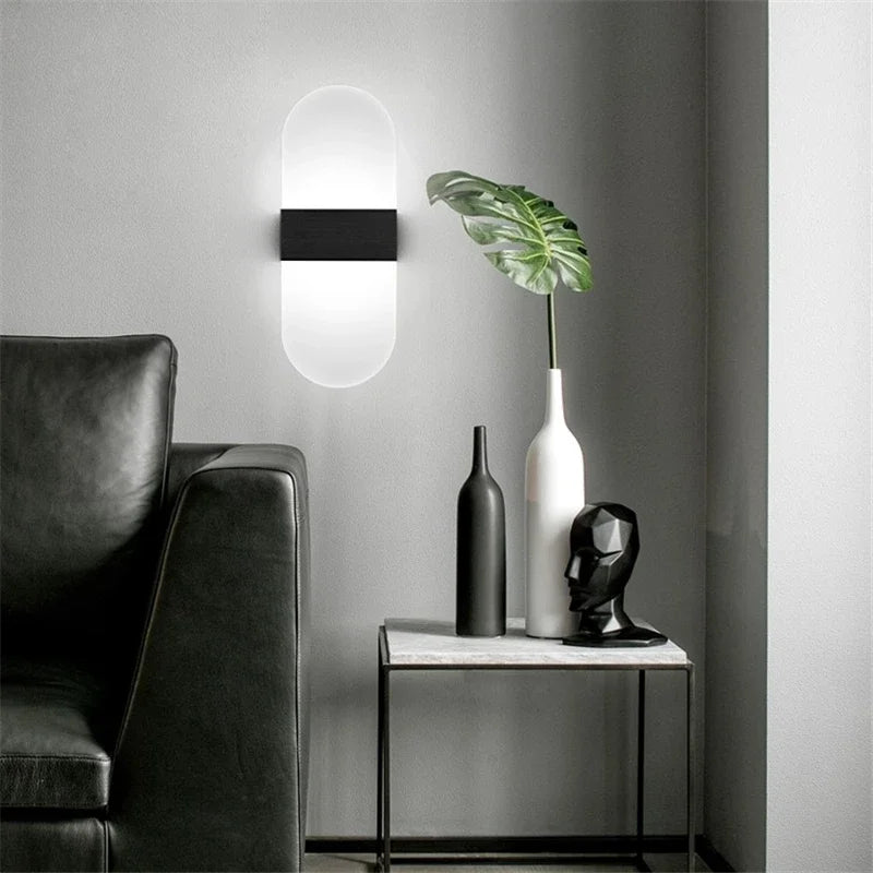 Afralia™ LED Wall Light: Modern Indoor Lamp for Bedroom, Living Room, Kitchen, Corridor