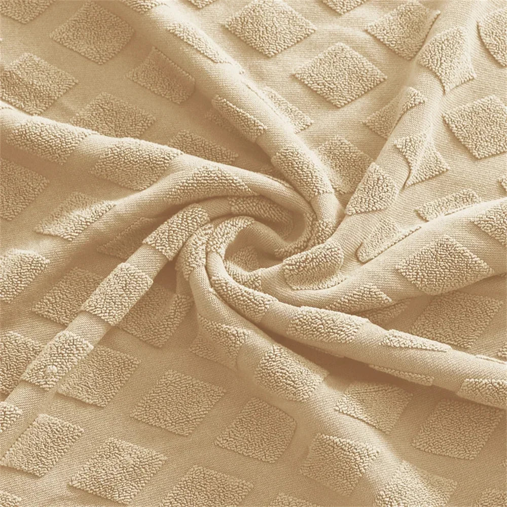 Afralia™ Jacquard Elastic Seat Cover for Dining Room & Office Chairs