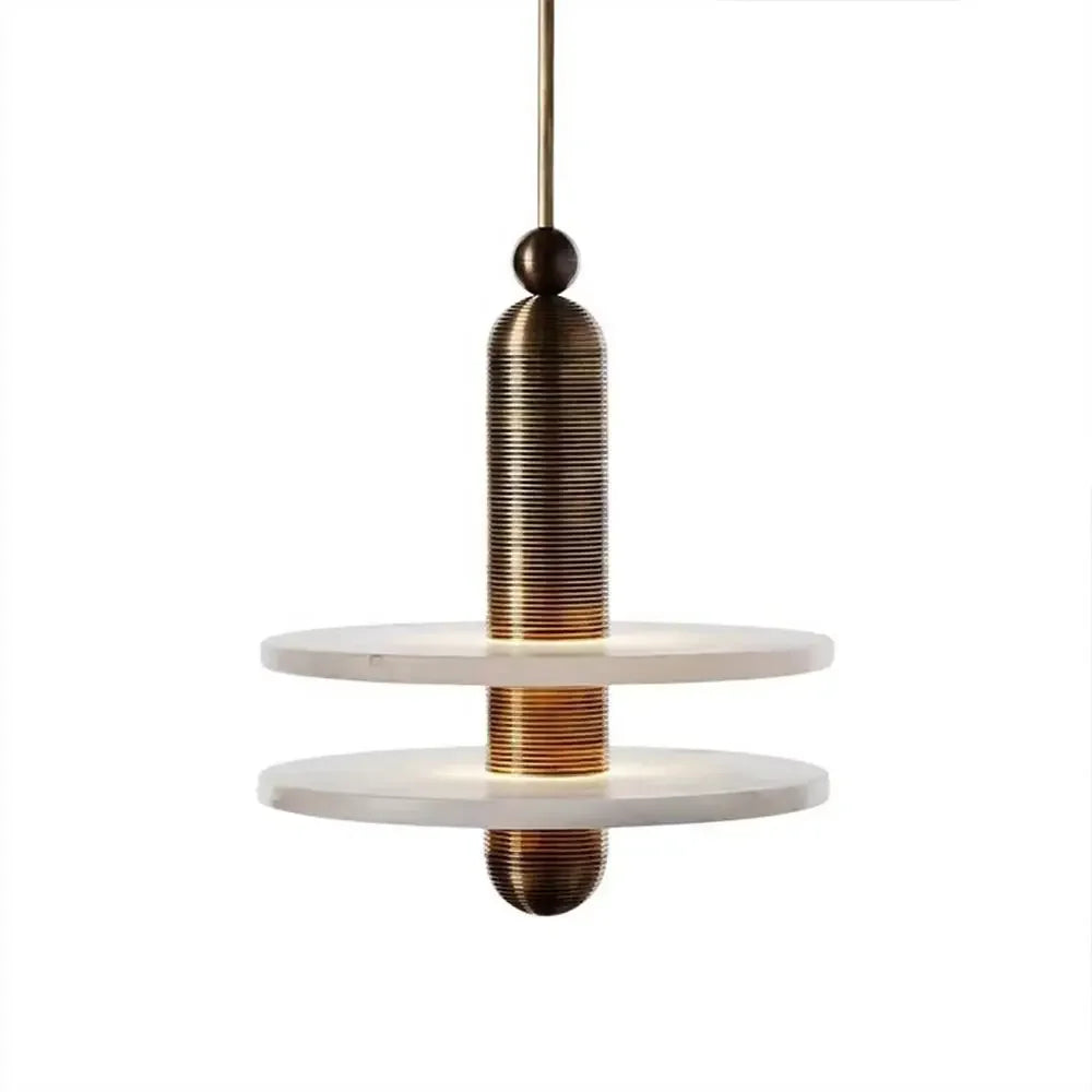 Afralia™ Nordic Marble Single Head Chandelier Luxury Lamps for Modern Restaurant & Bar