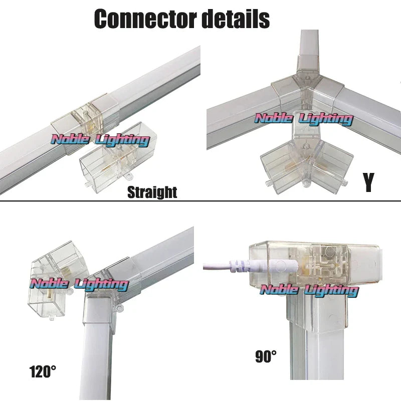 Afralia™ Hexagon LED Garage Wall Ceiling Lights 6500K Daylight White 4.8X2.4M Linkable