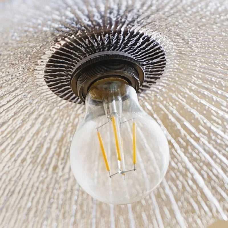 Afralia™ Glass & Wood LED Pendant Lights for Home Decor & Restaurant Lighting