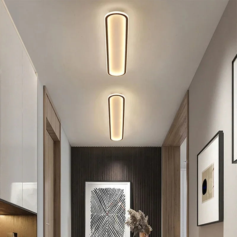 Afralia™ Modern LED Lustre Ceiling Lamp for Home Decor Lighting