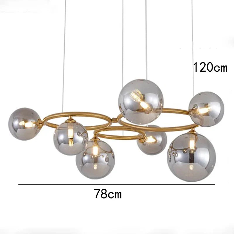 Afralia™ Nordic Dining Room Pendant Light Chandelier for Living Room