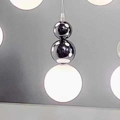 Afralia™ Nordic Three Ball Pendant Lamp Colorful Chandelier