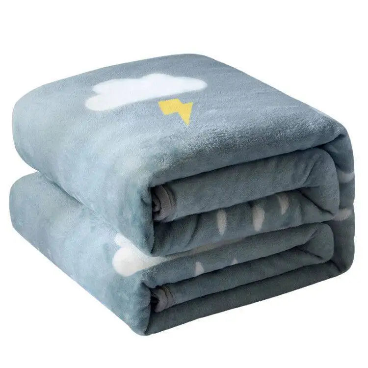 Afralia™ Fruit Love Heart Sofa Blanket: Cozy, Thicken, Perfect for Home, Office, and Kids.