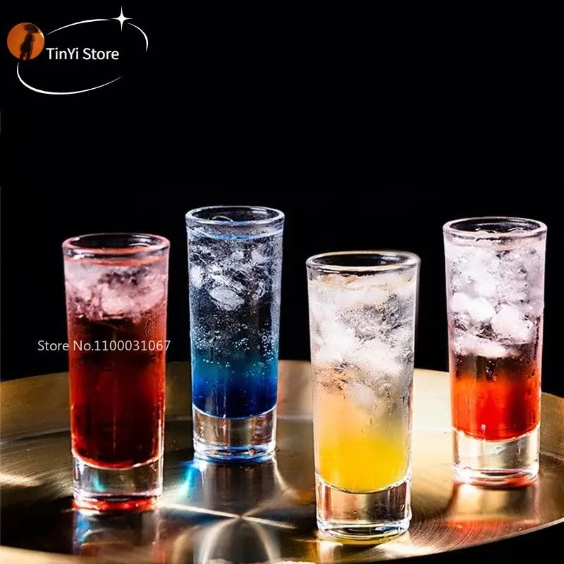 Afralia™ Bullet Cocktail Glass Set of 6