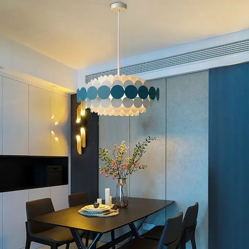 Afralia™ Minimalist Ceiling Chandelier Hanging Lamps for Living Room & Bedroom