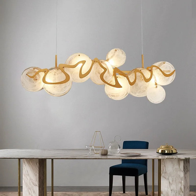 Afralia™ Modern Chandeliers: Elegant Indoor Pendant Lamp for Living Room, Bedroom, Dining Room.