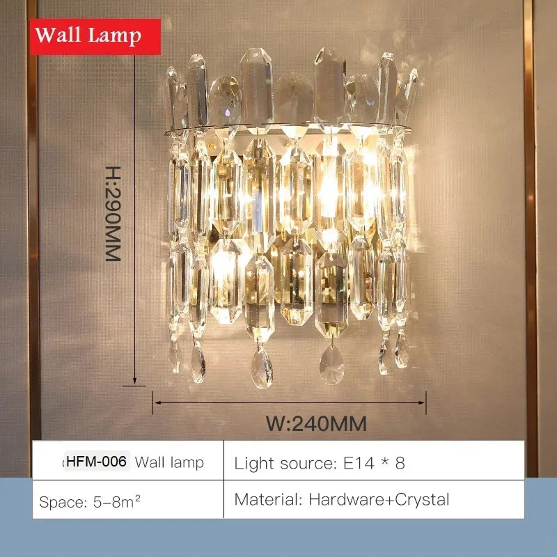 Afralia™ Clear Crystal LED Chandelier: Trendy Modern Luxury Suspension Luminaire for Dining Room
