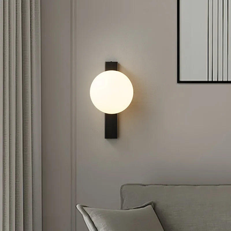 Afralia™ Black Copper Estiluz Circ LED Wall Sconce - Modern Luxury Lighting for Bedroom, Living Room