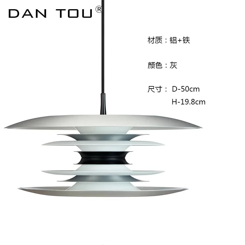 Afralia™ Iron Art Flying Saucer Pendant Lights Living/Dining Room Restaurant LED E27