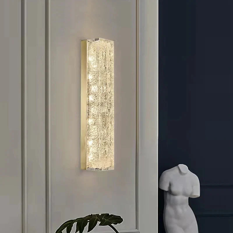 Afralia™ All Copper Wall Lamp: High-End Light Luxury Bedroom Designer Light