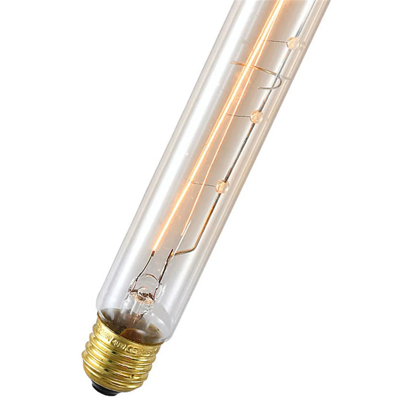 Afralia™ Retro LED Tube Edison Bulb Vintage T300 Incandescent Lamp Light E27