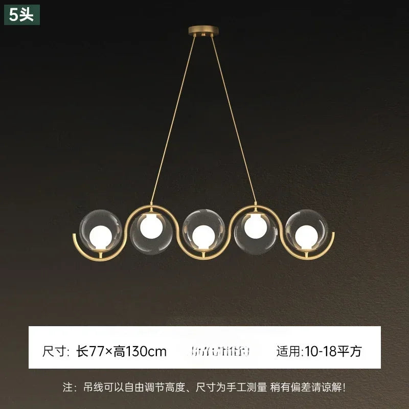 Afralia™ Modern Ceiling Chandeliers Pendant Lights for Kitchen Island, Replaceable Bulb