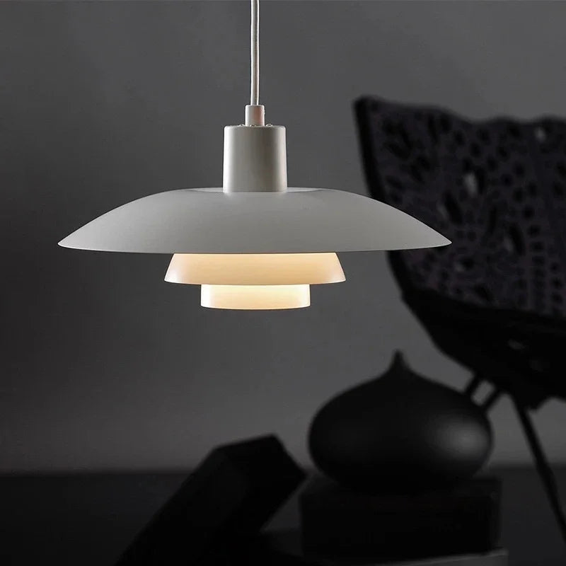 Afralia™ Nordic Saucer Pendant Light for Chic Decor in Restaurant, Coffee Shop & Clothing Store