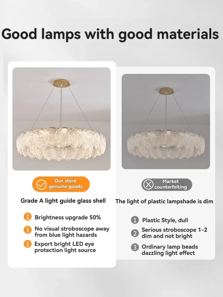 Afralia™ Modern Crystal Chandelier LED Ceiling Light for Home Decor & Indoor Lighting