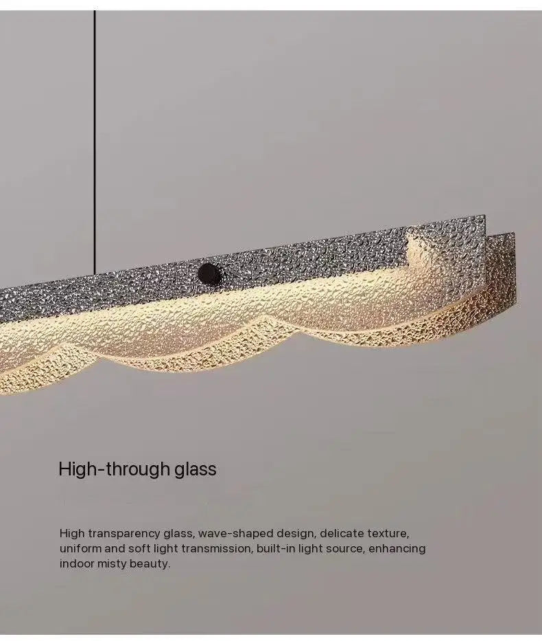 Afralia™ Modern Island Glass LED Chandeliers - High-End Luxury Design