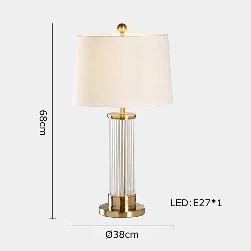 Afralia™ Oriental Marble LED Desk Lamp Classy Home Decor Luxury Textile Table Light.