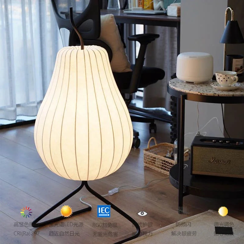 Afralia™ LED Pear Floor Lamp for Home Decor & Lighting in Living Room, Bedroom, Dining & Study