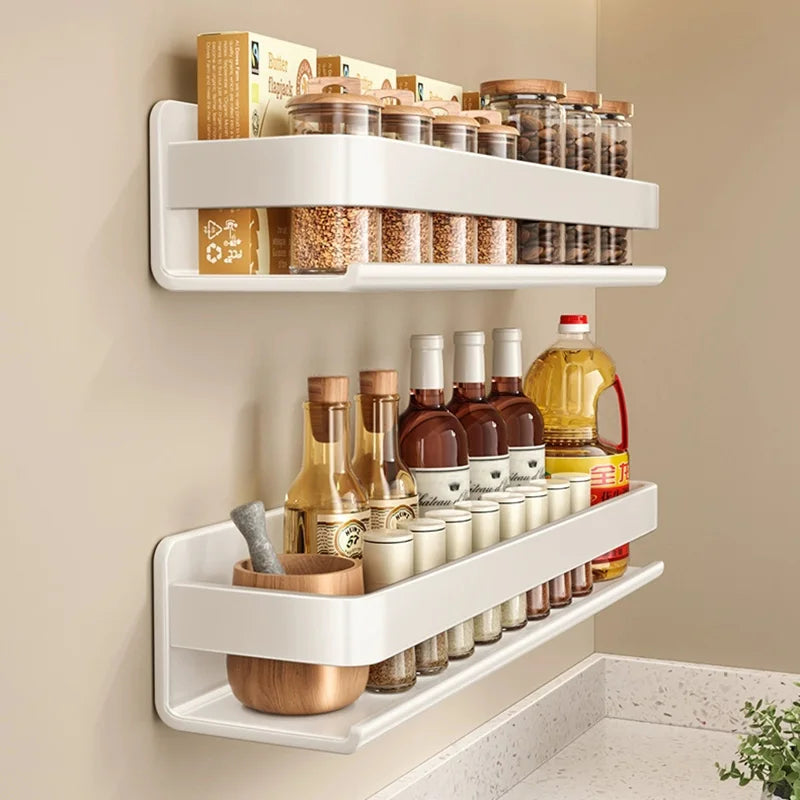 Afralia™ Metal Corner Makeup Organizer Shelf for Kitchen, Bathroom, and Shower Storage