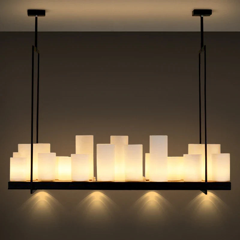 Afralia™ Glass LED Chandelier - Stylish Lighting for Home Decor & Dining Room