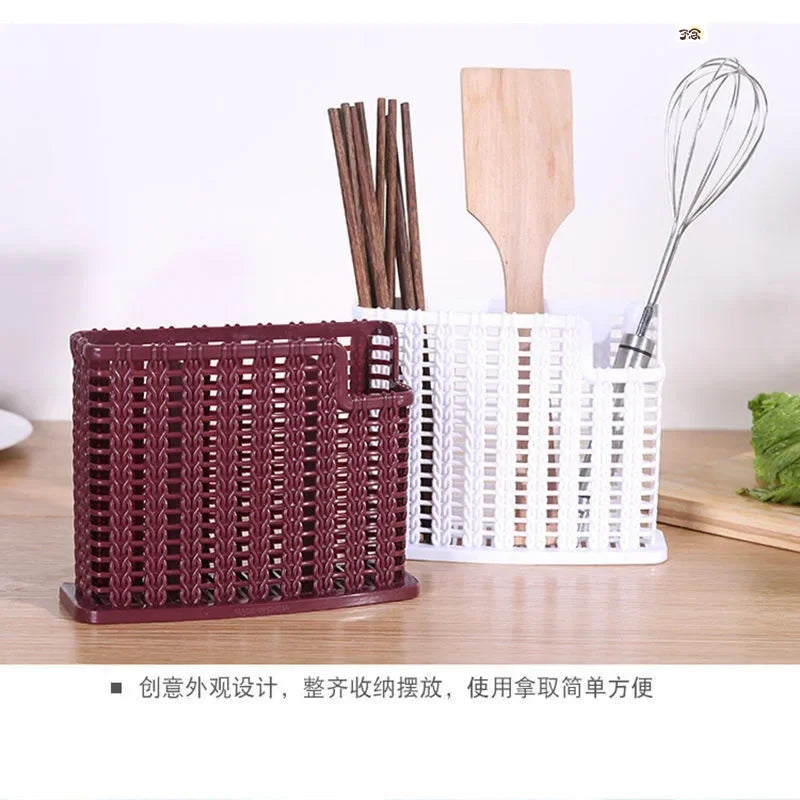 Afralia™ Kitchen Utensil Cutlery Organizer for Spoon Fork Knife Chopstick Holder