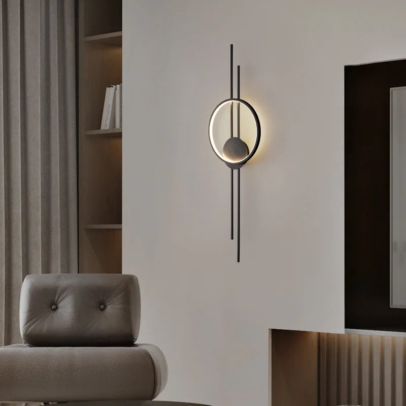 Afralia™ LED Wall Lights: Elegant Minimalist Sconce with 3 Dimming Modes