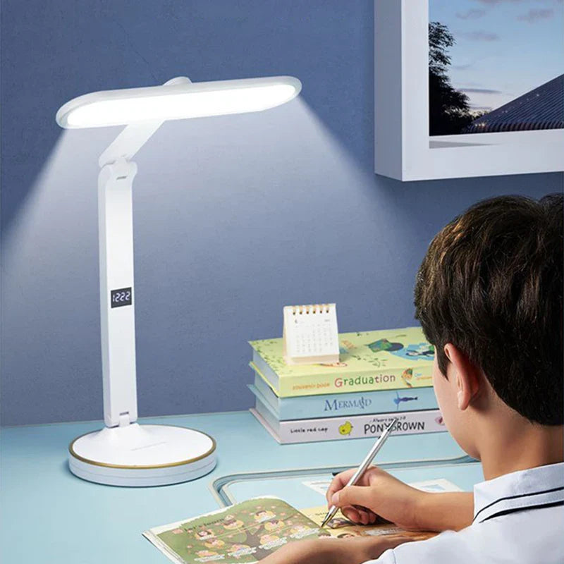 Afralia™ LED Desk Lamp Dimmable Foldable Night Light