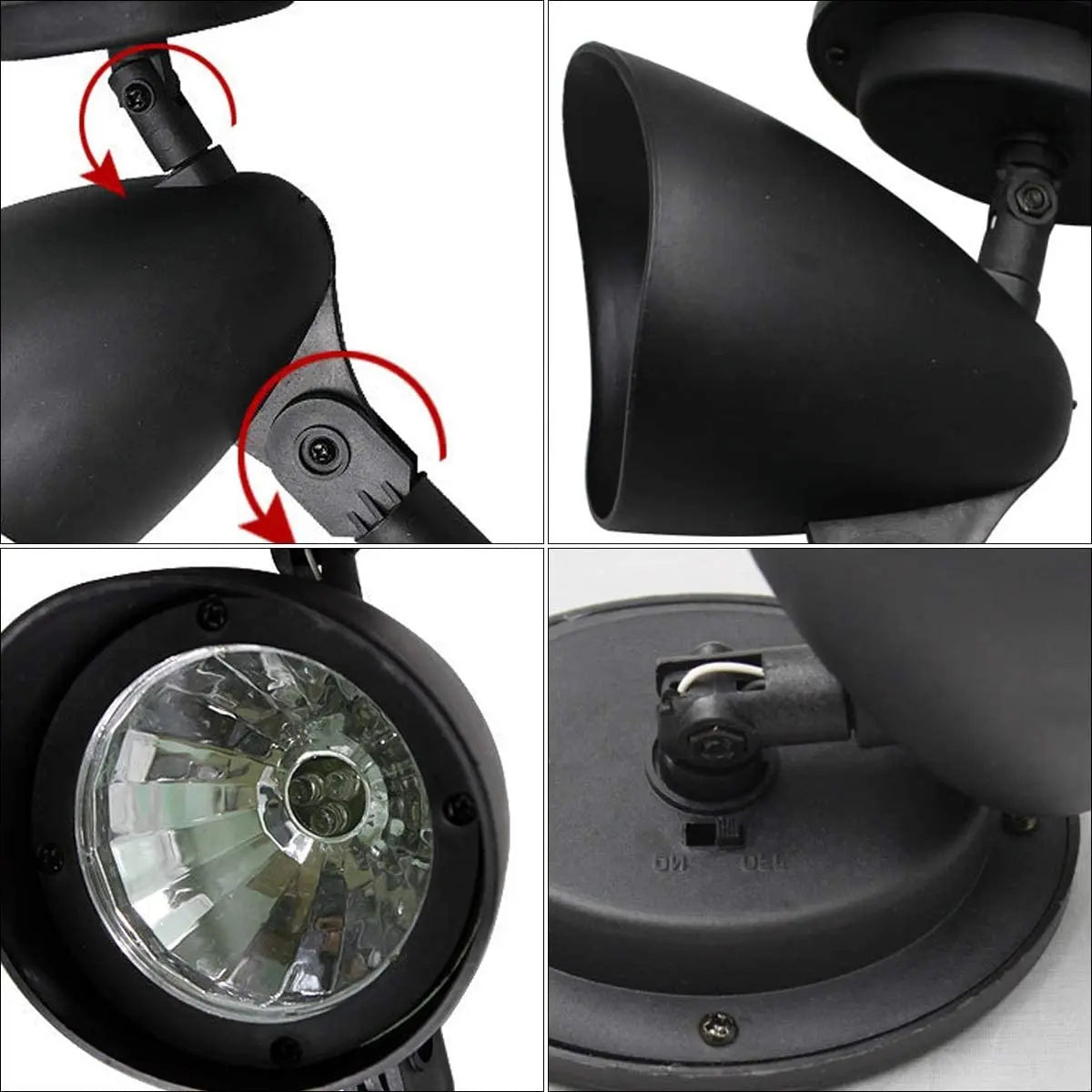 Afralia™ Solar 3 LED Garden Spot Light for Outdoor Landscape Decoration