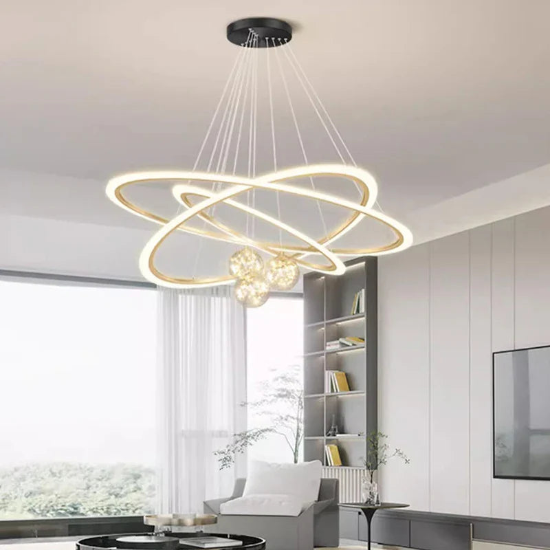 Afralia™ Modern Pendant Lights Indoor Lighting Chandelier Ceiling Lamp