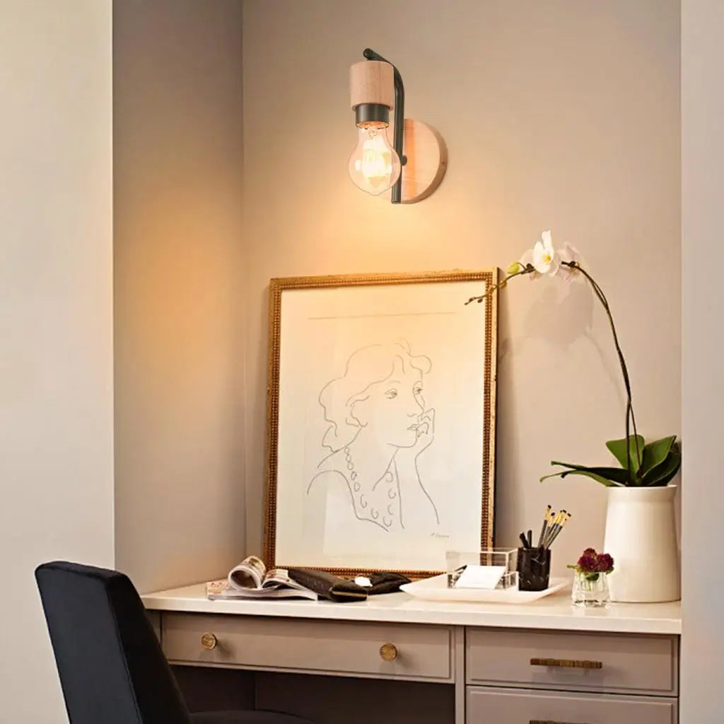 Afralia™ Industrial Wire Cage Wall Sconce E27 Rustic Retro Bedside Light Fixture