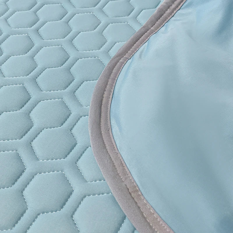 Afralia™ Cool Feeling Ice Silk Summer Quilt Set Queen - Comforter, Fitted Sheet, Pillowcase