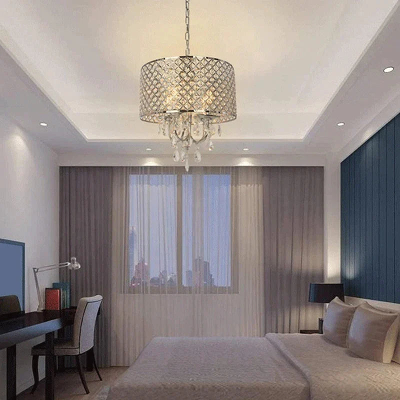 Afralia™ Crystal Pendant Light: Elegant Hollow Out Hanging Lamp for Home Decor & Dining Room