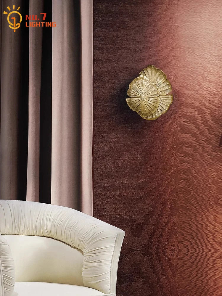 Afralia™ Designer Copper Wall Lamp LED G9 Gold/Chrome Art Decor Living Room Bedroom