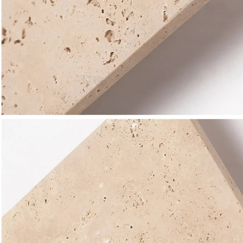 Afralia™ LED Wall Lamp Sconce Yellow Travertine Waterproof Stair Light