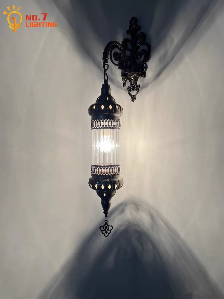 Afralia™ Moroccan Wall Lamp: Exotic Retro Luxury LED Industrial Vintage E27