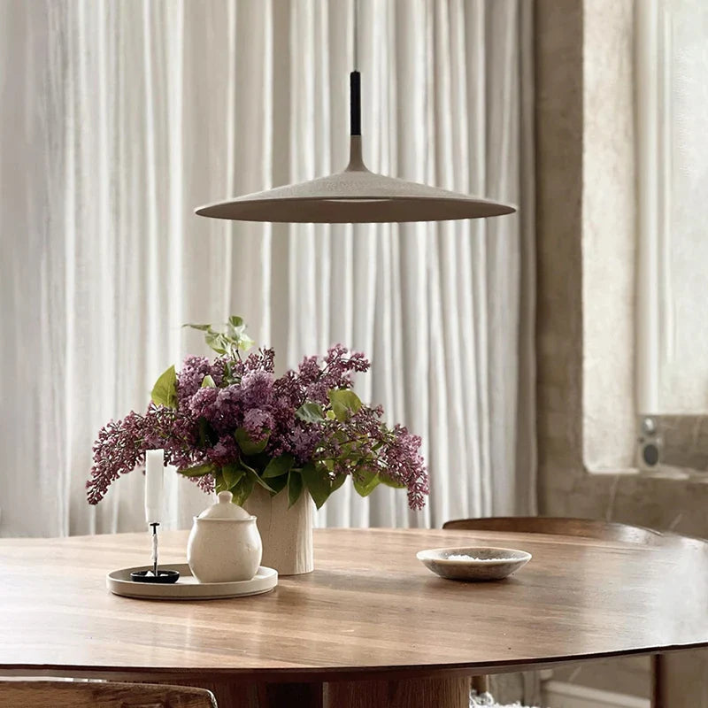 Afralia™ Cement UFO LED Pendant Lights for Dining Room Decor & Home Lighting