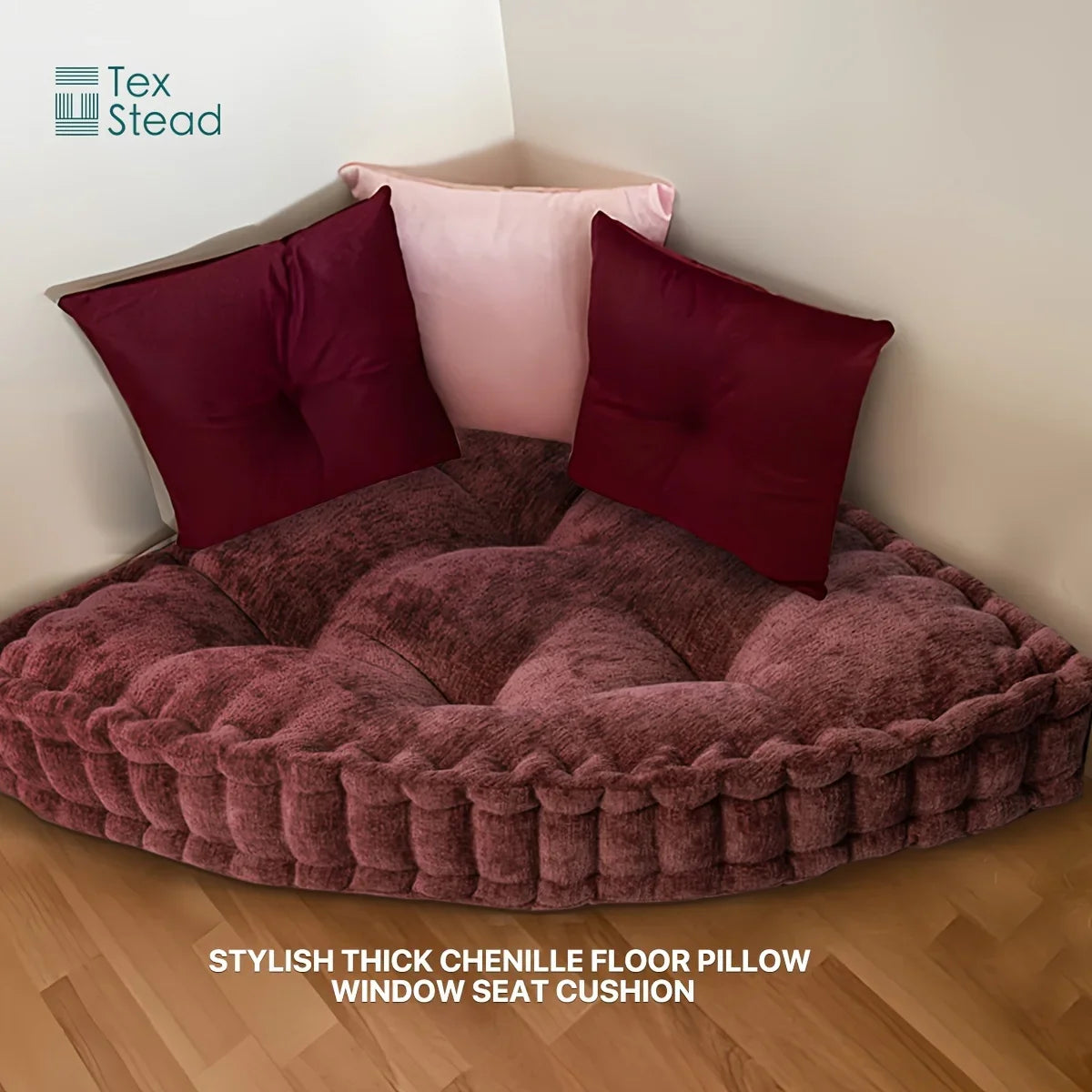 Afralia™ Triangle Cushion: Reading Pad for Chair, Floor, Sofa, Outside - Insert Included