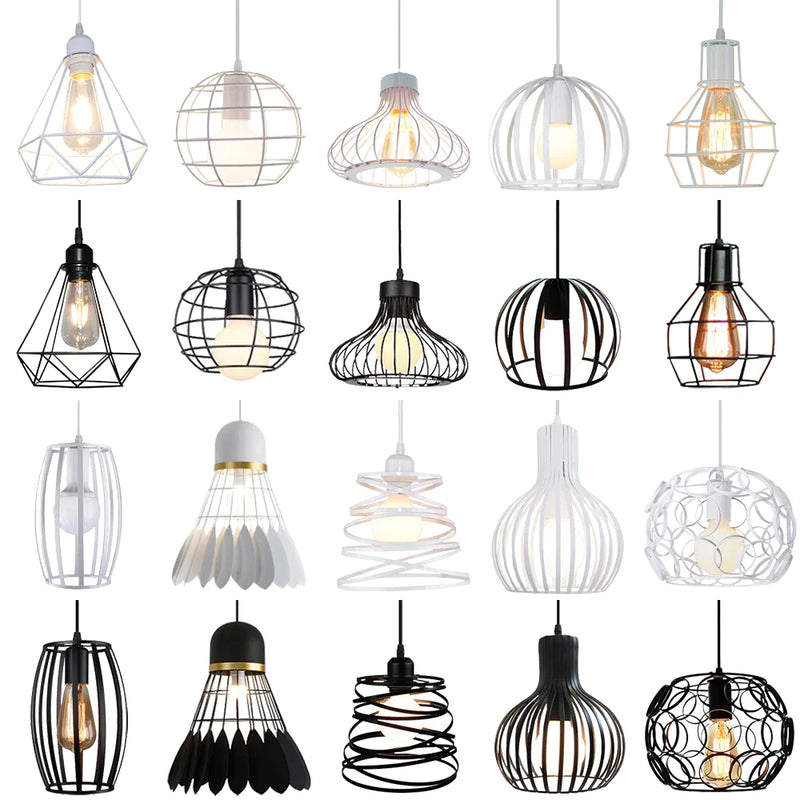 Afralia™ Industrial Metal Ball Pendant Light for Bedroom Kitchen Island