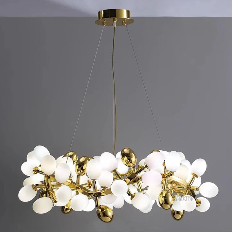 Afralia™ Modern Ceiling Chandelier: Stylish Hanging Light Fixture for Dining & Living Room Lighting