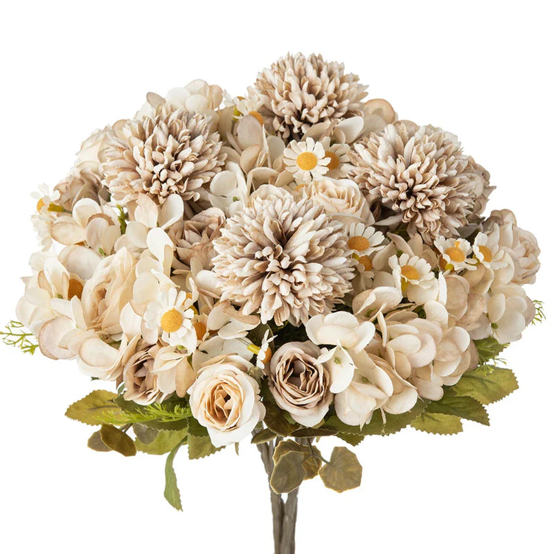 Afralia™ Chamomile Combo Artificial Flowers for Christmas Home Wedding Decor